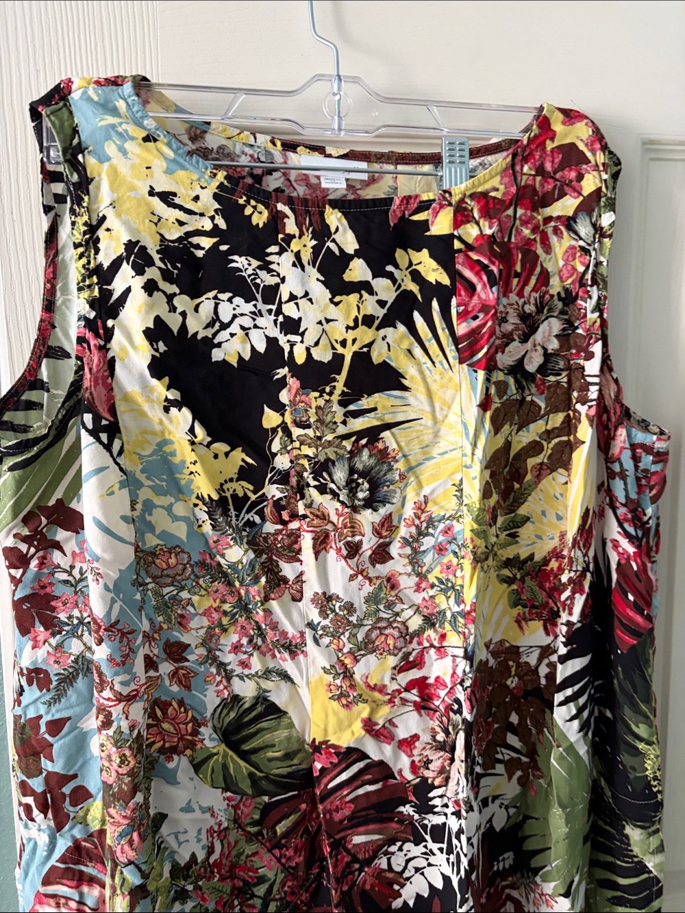 J. Jill Floral Print Dress in Yellow, Brown, Pink - Picture 3 of 7